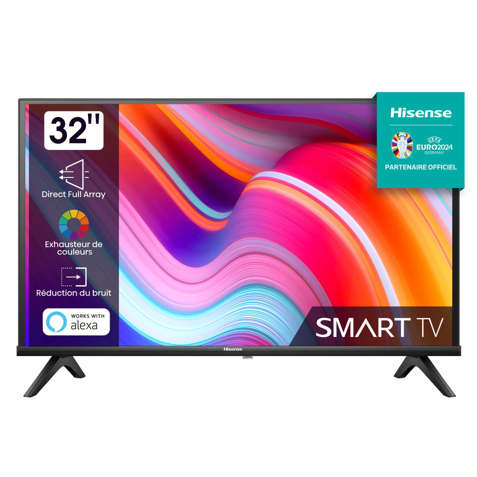 HISENSE Smart TV HD 32'' 24 Mois  HIS32A4K