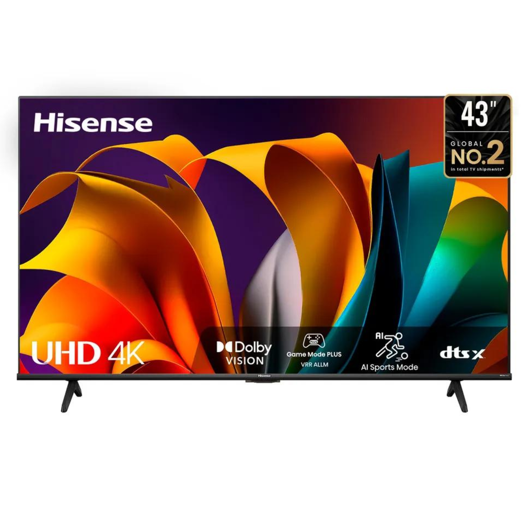 HISENSE Smart TV UHD 4K 43'' 24 Mois  HIS43A6N