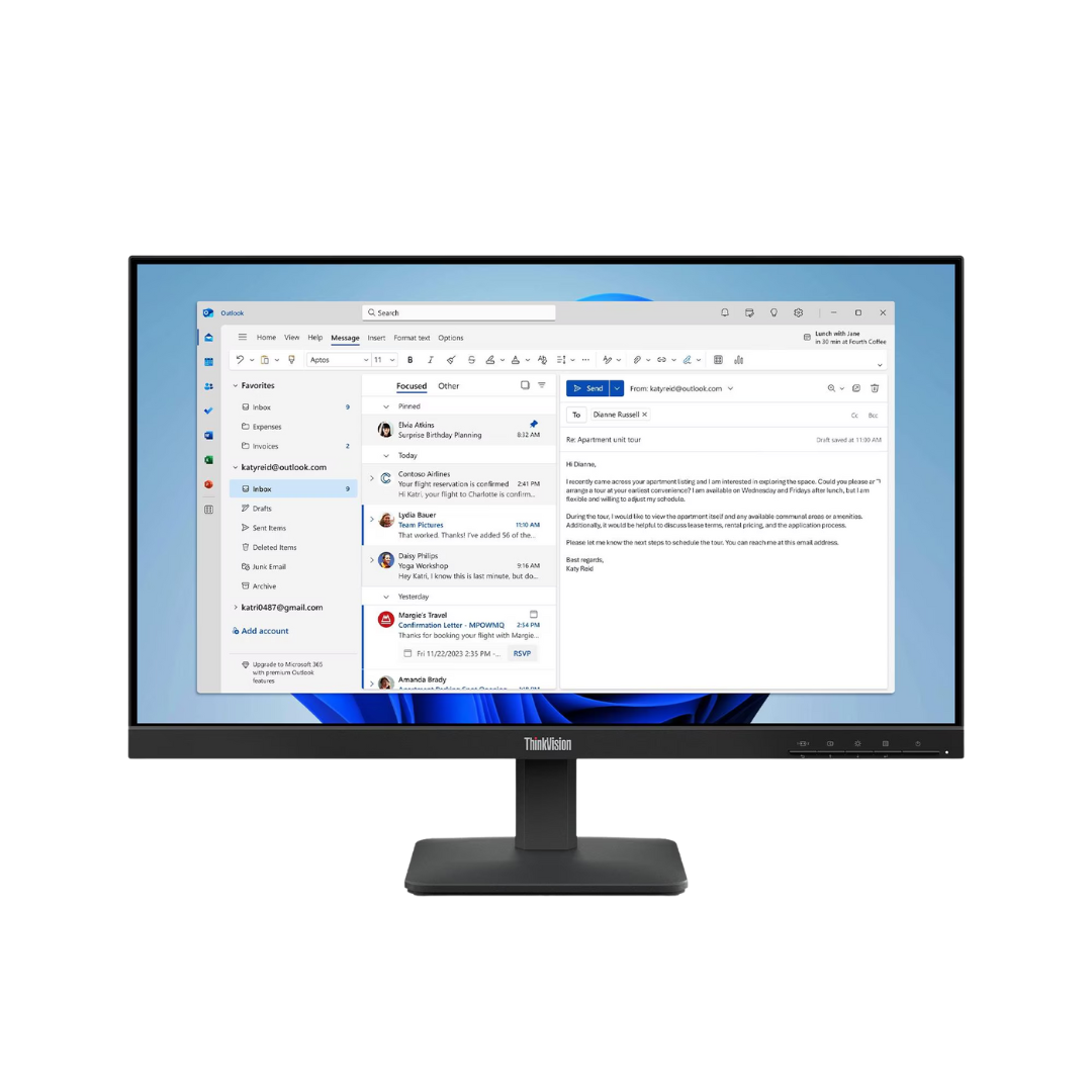 LENOVO Moniteur ThinkVision S24-4e 24''  64B5KAT1EU
